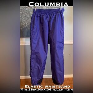 🔴Columbia Sportswear Women’s Blue Size:M Winter Ski/Snowboard Pants w/pockets
